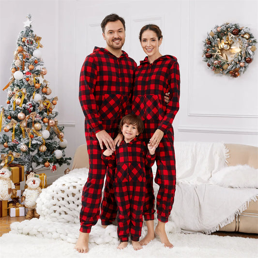 Long-sleeve Thickened Polar Fleece Zipper Onesies Pajamas