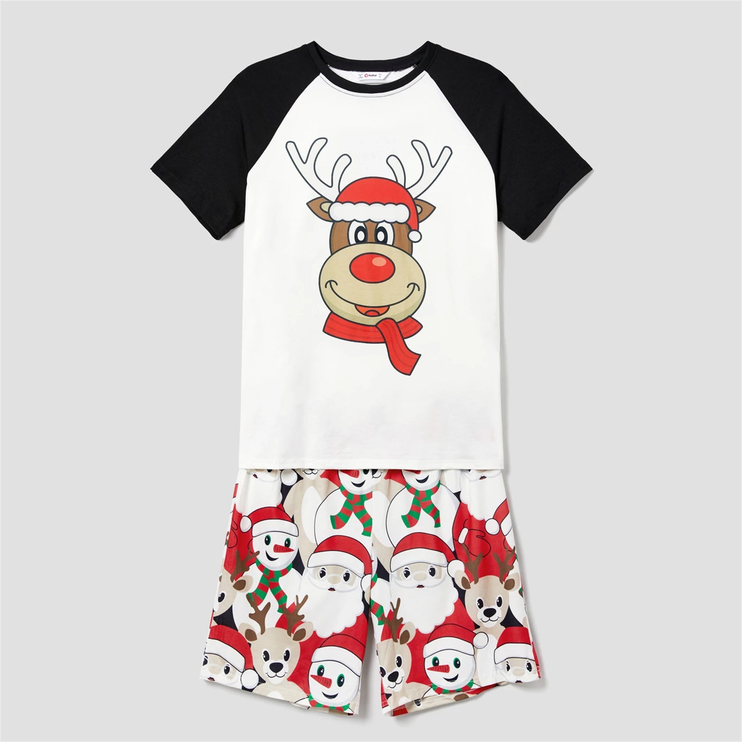 Short-sleeve Graphic Tee & Shorts Pajamas Sets