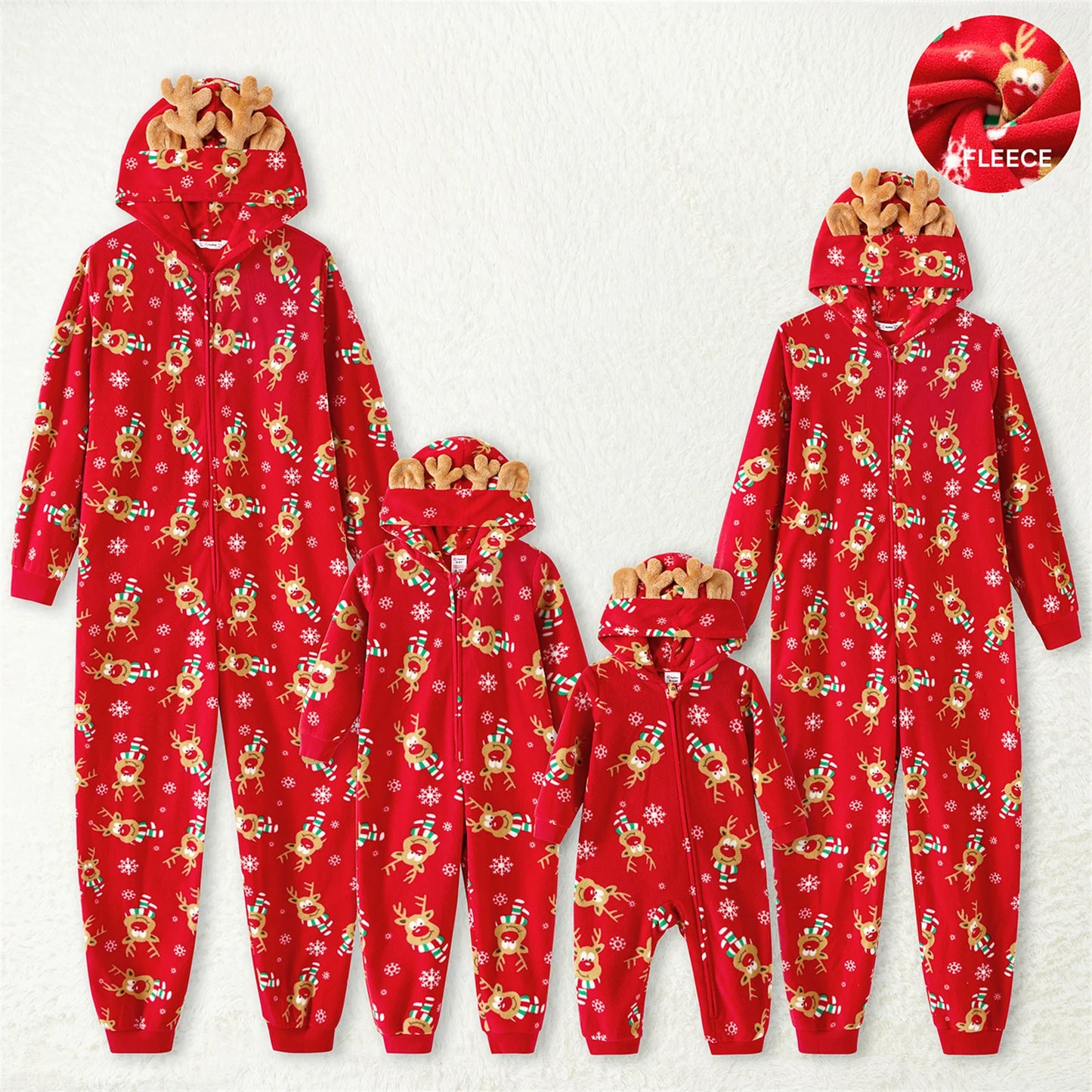 Christmas Family Matching Allover Deer Print Set