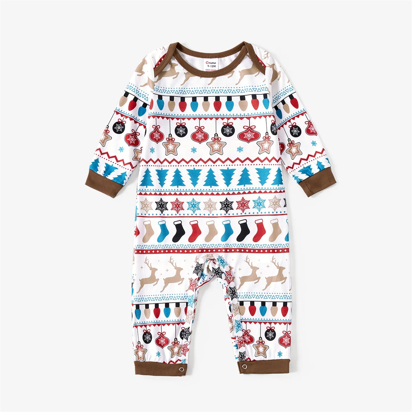 Family Matching Letters Print Long-sleeve Pajamas Sets