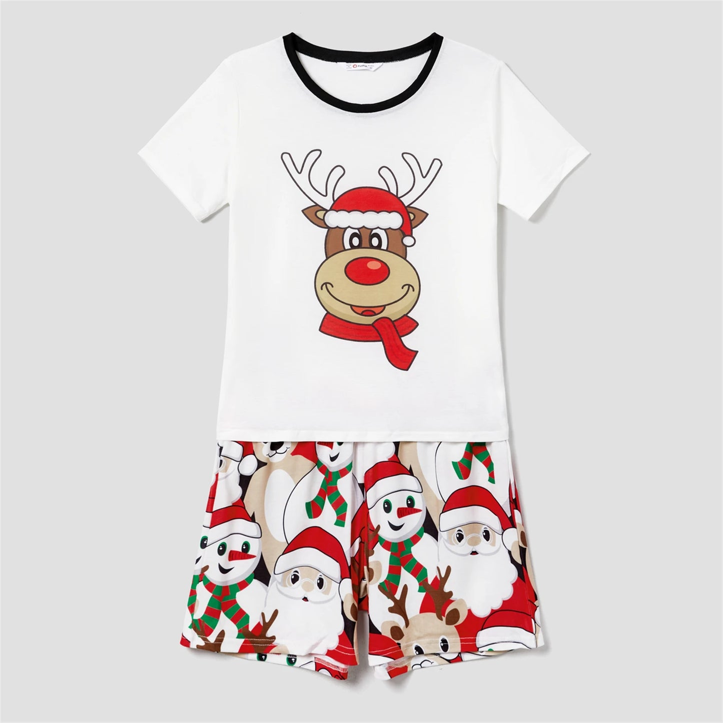 Short-sleeve Graphic Tee & Shorts Pajamas Sets