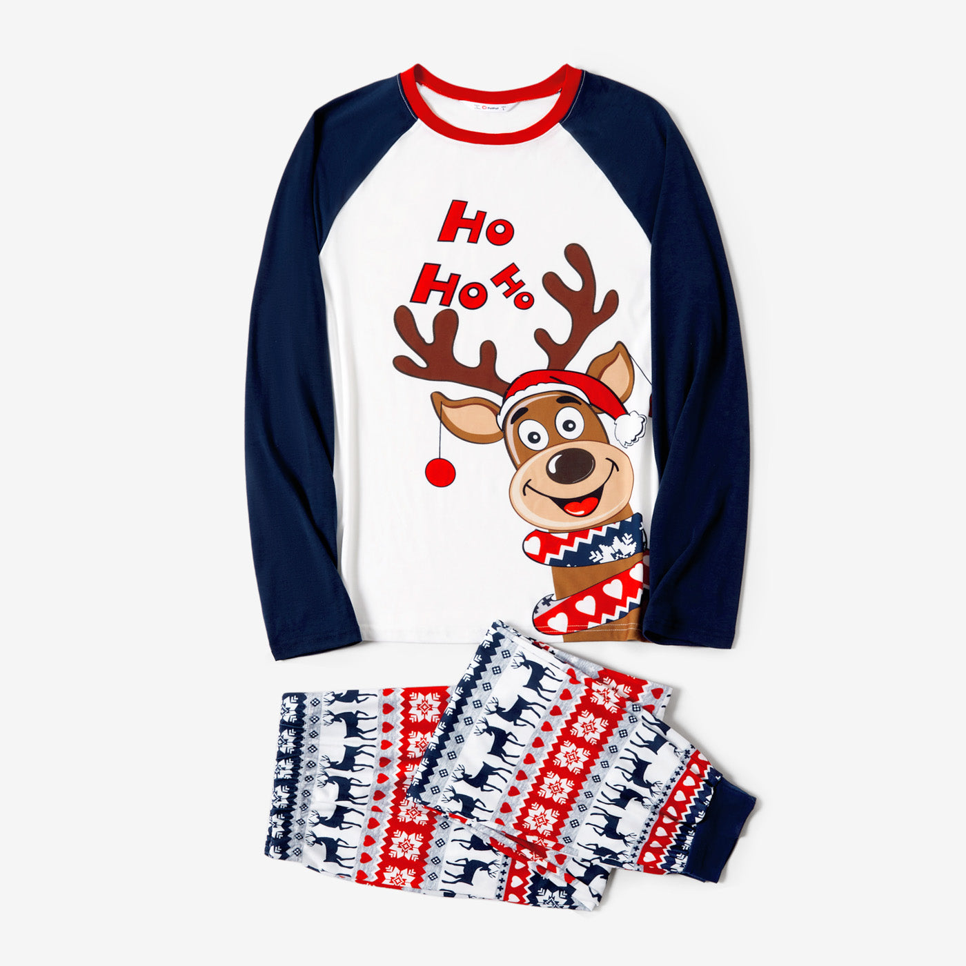 Christmas Polyester Pajamas Set