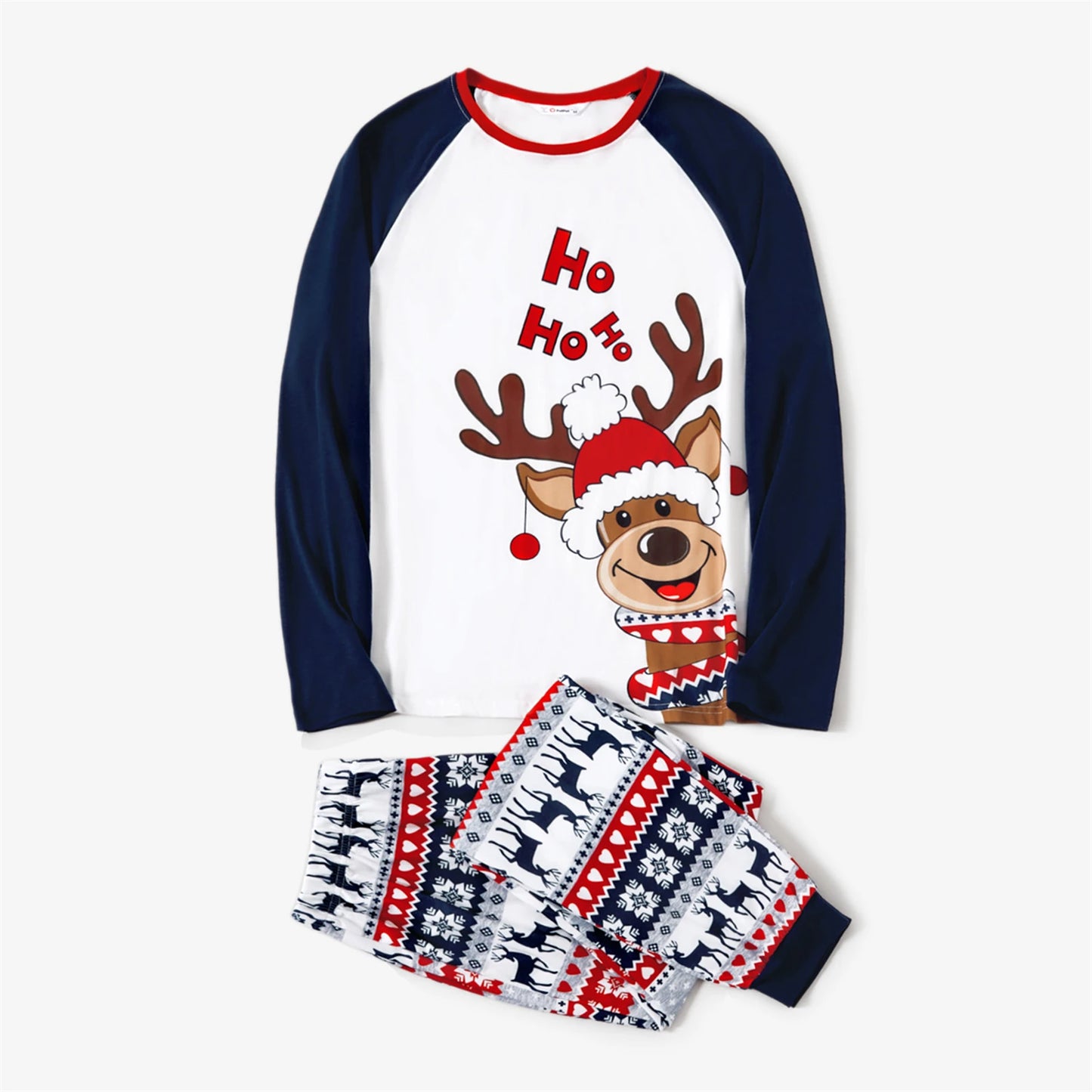 Christmas Polyester Pajamas Set