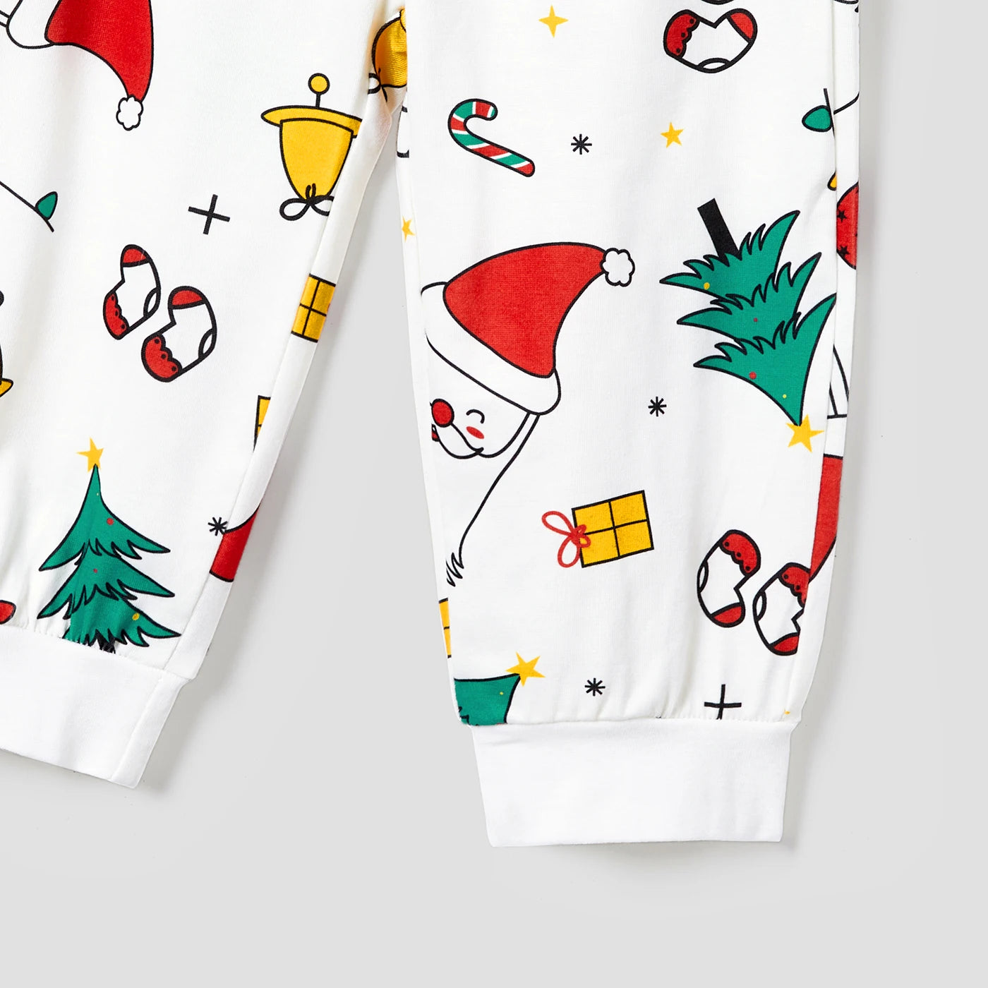 Colorful Festival Theme Print Long Sleeve Pajamas Sets