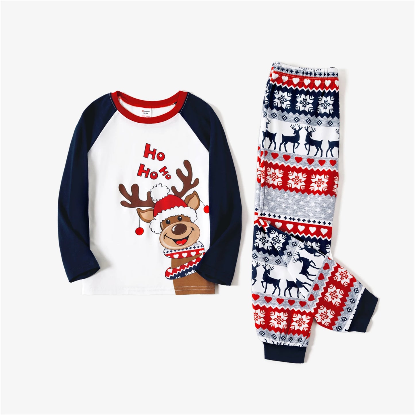 Christmas Polyester Pajamas Set